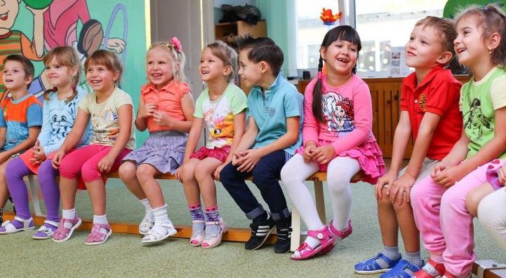 Kids in a classroom